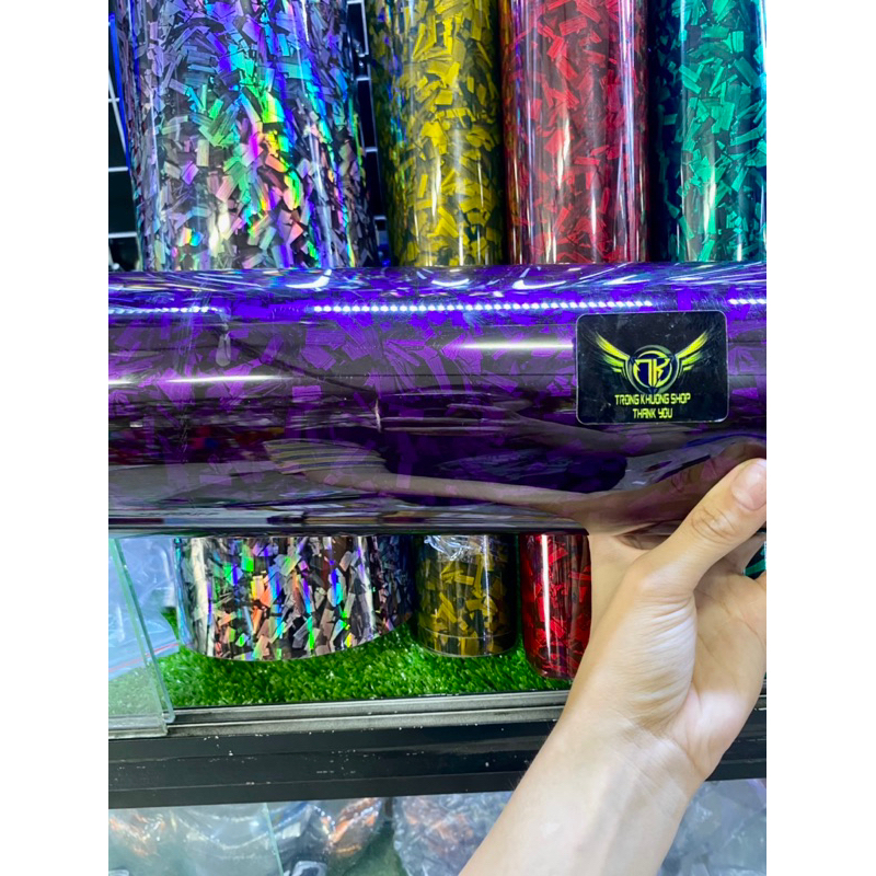 DECAL  CARBON FORGED CAO CẤP DÁN TRANG TRÍ CHO XE MÁY, ĐIỆN THOẠI, OTO ….