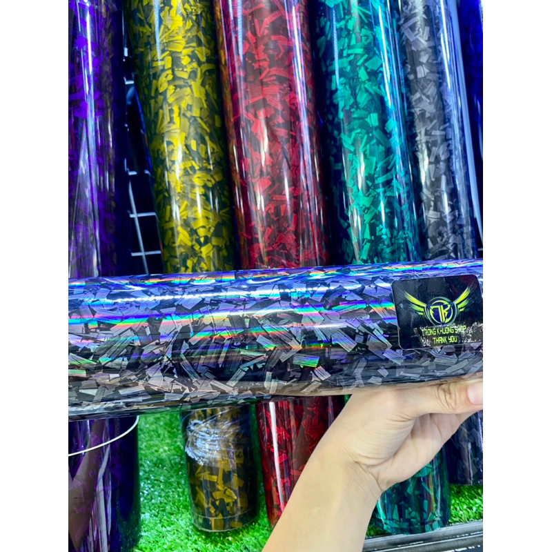 DECAL  CARBON FORGED CAO CẤP DÁN TRANG TRÍ CHO XE MÁY, ĐIỆN THOẠI, OTO ….