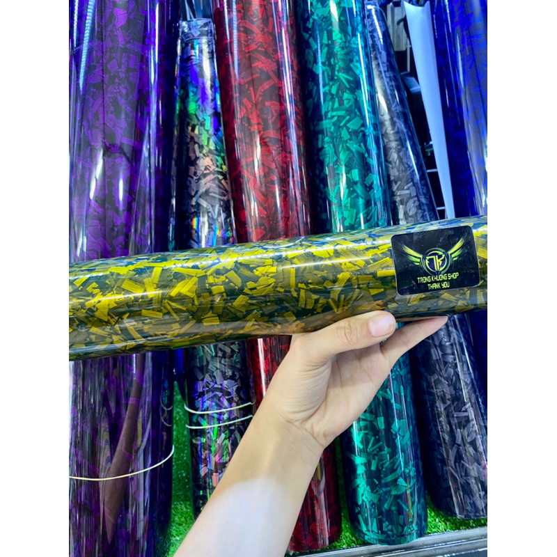 DECAL  CARBON FORGED CAO CẤP DÁN TRANG TRÍ CHO XE MÁY, ĐIỆN THOẠI, OTO ….