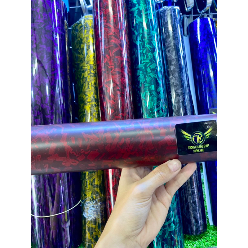 DECAL  CARBON FORGED CAO CẤP DÁN TRANG TRÍ CHO XE MÁY, ĐIỆN THOẠI, OTO ….