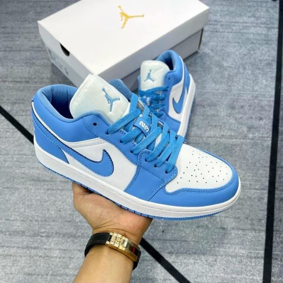 Giày 𝐉𝐨𝐫𝐝𝐚𝐧 Xanh Dương 𝐜ổ thấp - Sneaker Unisex Nam Nữ Hàng cao cấp