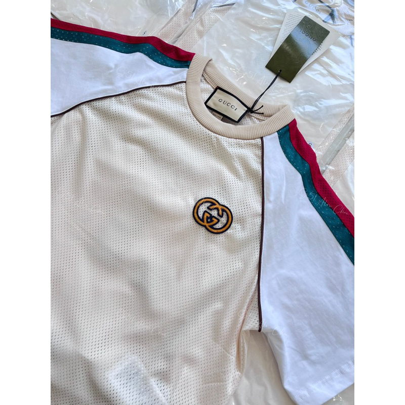 Áo thun - Gucci - GC Andree Right Hand Anh Bâus vải mesh SS2023