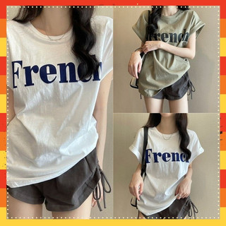 Áo thun dài phủ mông Cotton size M,L, XL suông rộng DOGA tay lửng lật lai 128 có 2 màu chất thun cottton không xù lông