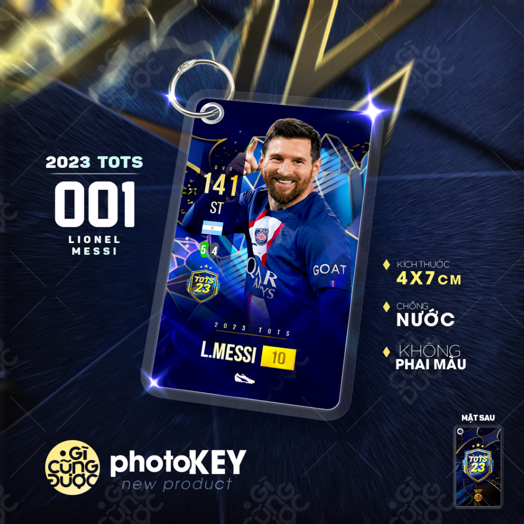Móc khóa photoKEY Cầu Thủ TOTS 2023 +10