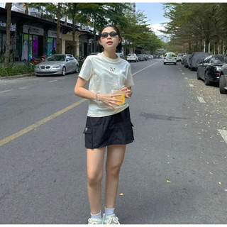 859 - Áo BABYTEE LOGO Quỳnh vintage