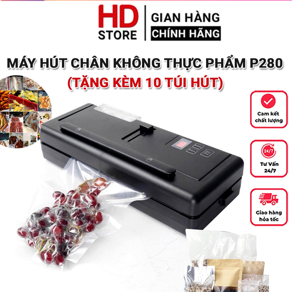 Máy hút chân không không kén túi P280 - KAW lực hút khỏe hút được cả khô và ướt dễ dàng - Bảo hành 12 tháng