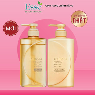Bộ dầu gội xả Tsubaki Premium Repair Phục hồi Hư Tổn 490ml/chai [Date 11/2025]