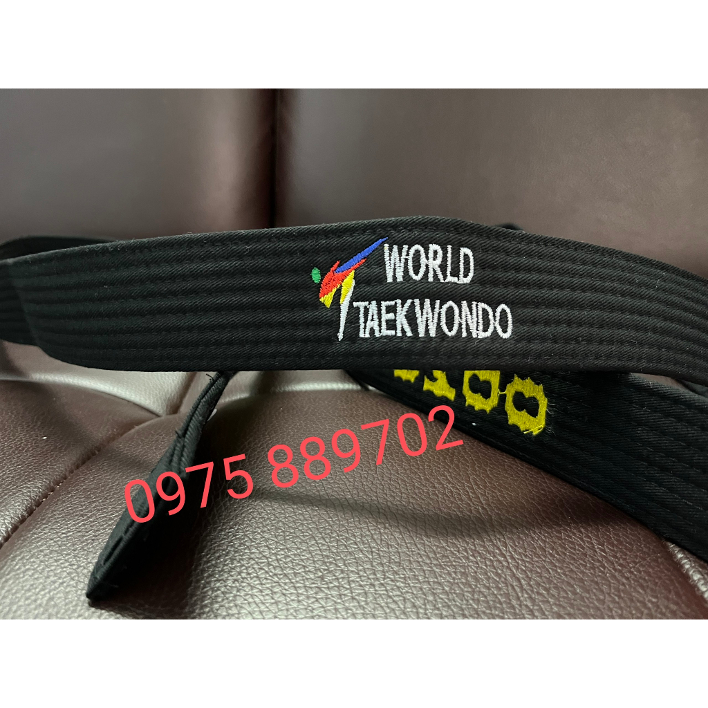 ĐAI ĐEN TEAKWONDO 1 VÒNG