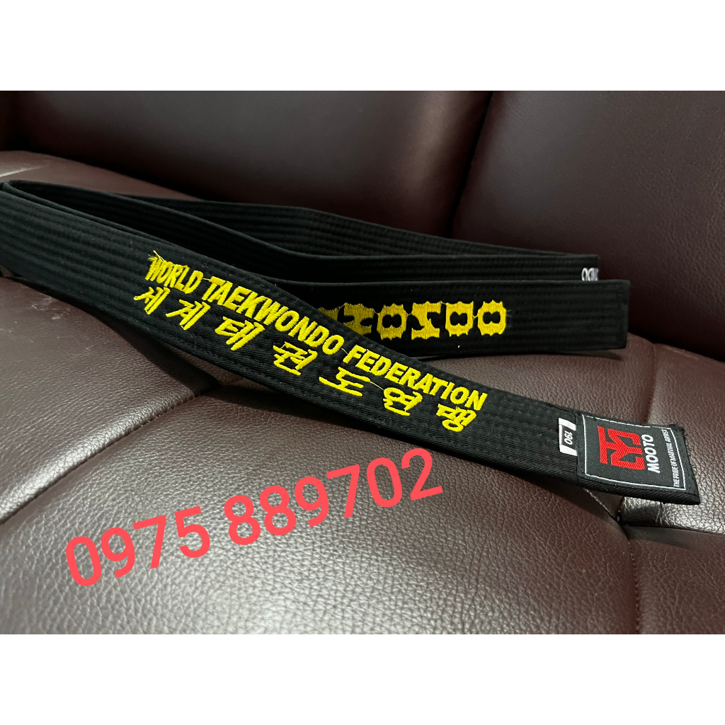 ĐAI ĐEN TEAKWONDO 1 VÒNG