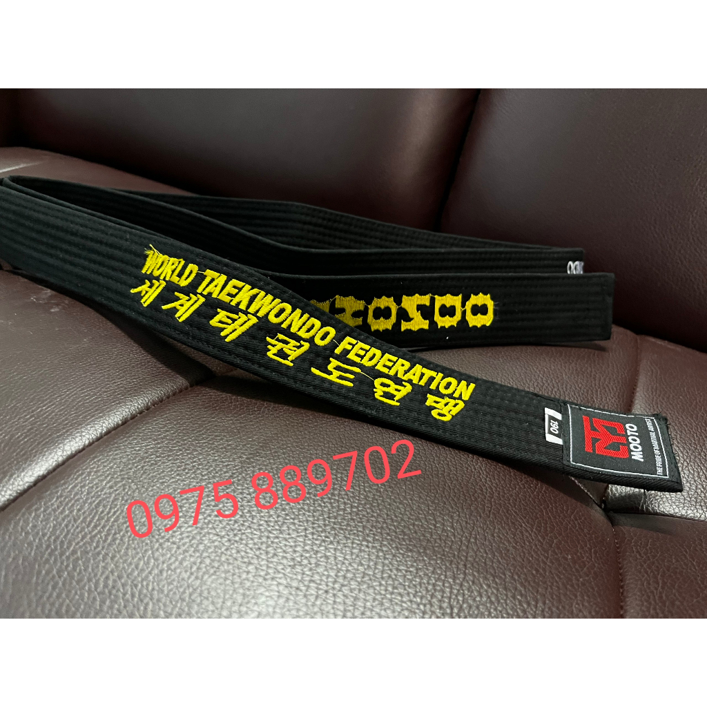 ĐAI ĐEN TEAKWONDO 1 VÒNG