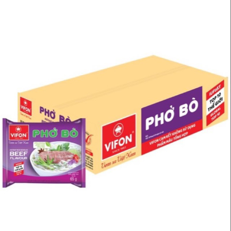 Phở bò Vifon thùng 30gx65g