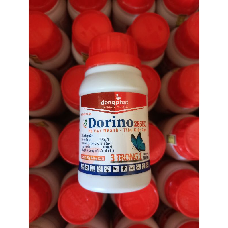 Trừ DORINO 285EC HẠ GỤC NHANH-TIÊU DIỆT GỌN trừ sâu róm, rệp sáp, rệp kim, rệp muội, rầy