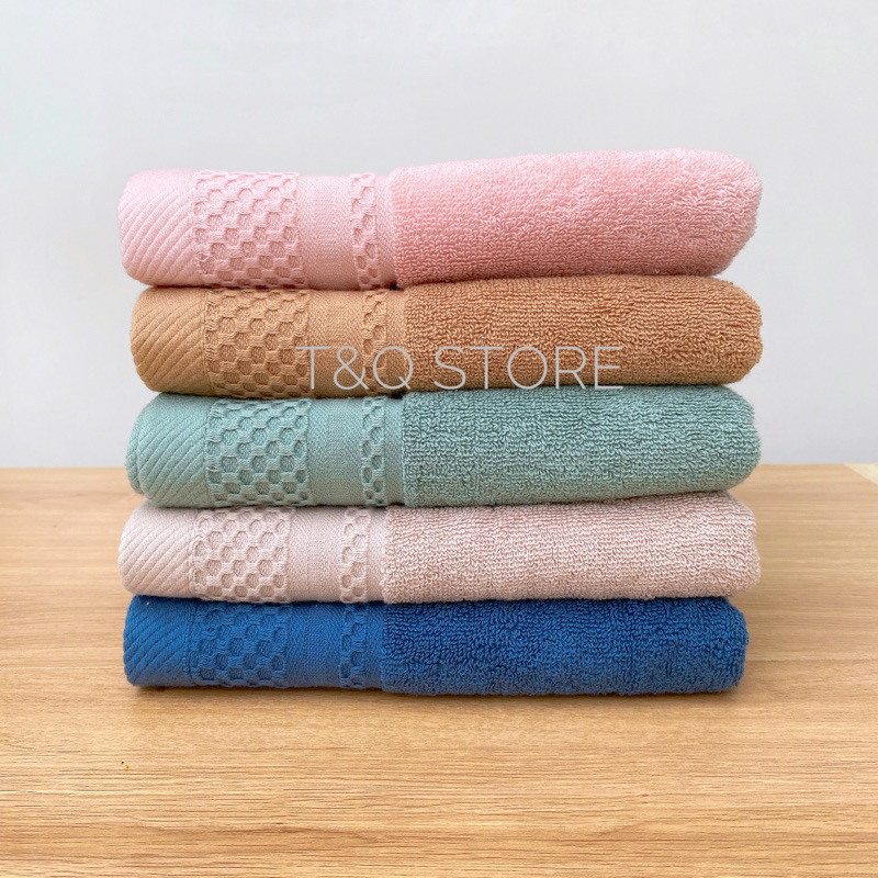 Khăn tắm gội cotton cao cấp 80x36cm thấm hút tốt an toàn cho da nhạy cảm | BigBuy360 - bigbuy360.vn