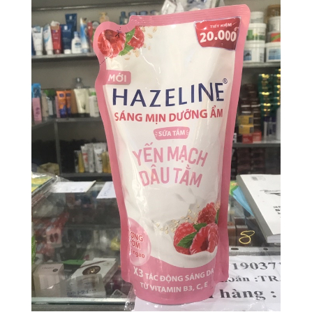 Sữa tắm Hazeline Sáng Da 900g