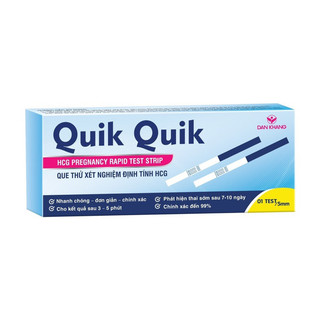 Que thử thai Quickstick - Pregnancy test - HCG