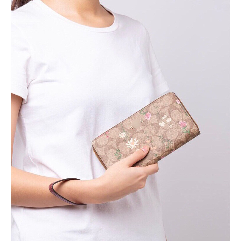 Ví dài coach hàng xuất