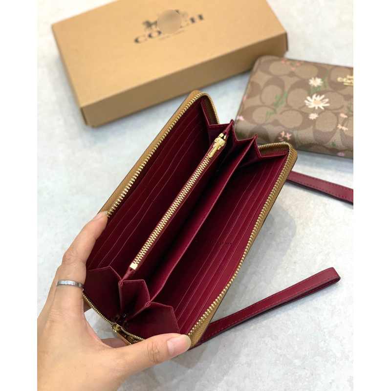 Ví dài coach hàng xuất