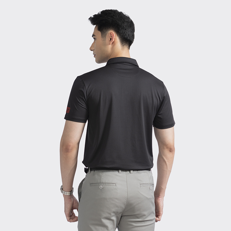 Áo polo ngắn tay Aristino APS041S2 dáng regular fit, chất thể thao mềm mát, mỏng nhẹ có lỗ thoáng khí