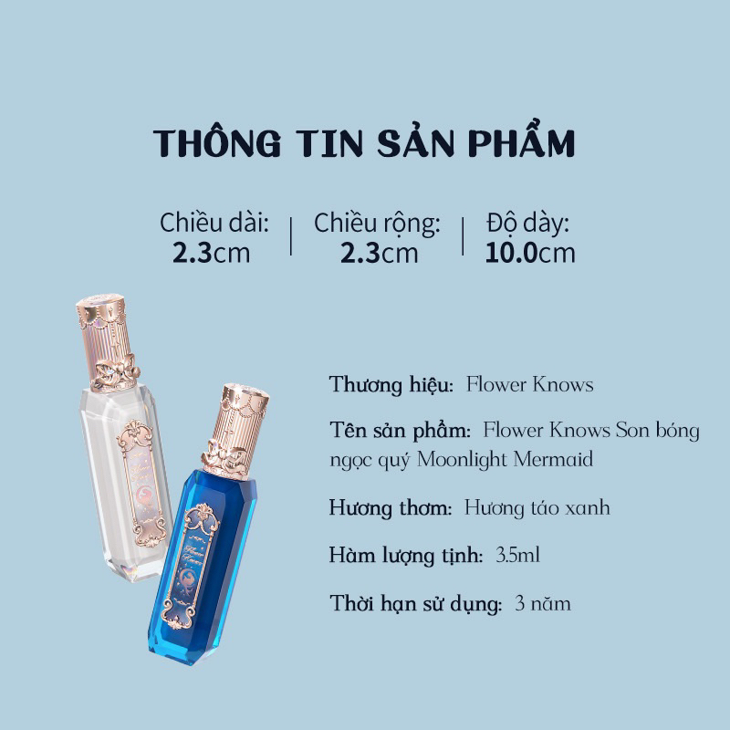 Son Bóng Flower Knows Bản Moonlight Mermaid Mãi Keoo