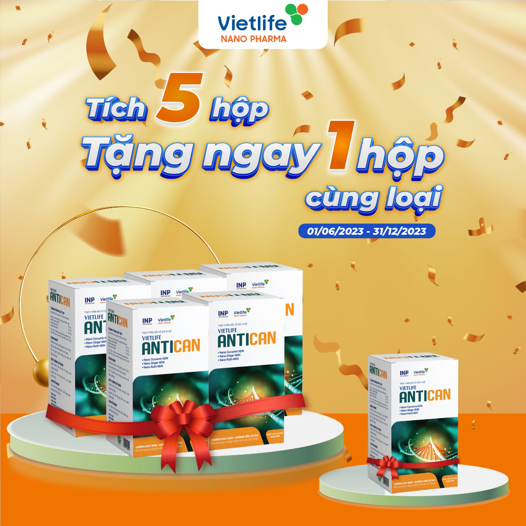 [CHÍNH HÃNG] Vietlife Antican 30 viên – Đột phá nano dược liệu giúp tăng cường miễn dịch và sức đề kháng cho cơ thể.