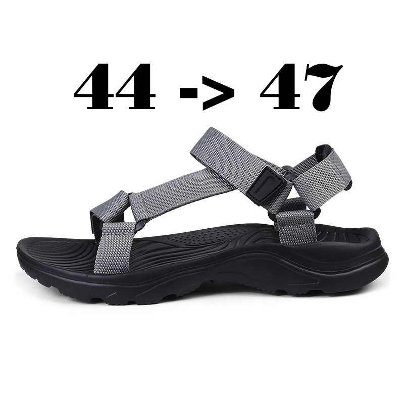 Giày Quai Hậu Big Size Kohi V2 Super Gray Xám Nam Giày Dép Sandal Thời Trang Nam Ngoại Cỡ Size Lớn 45 46 47 48 49 50