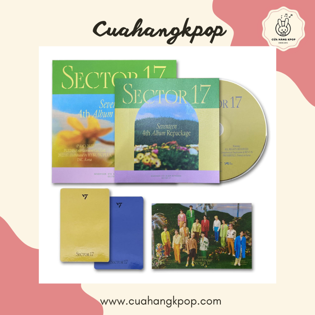ALBUM SEVENTEEN -  có sẵn cửa hàng kpop