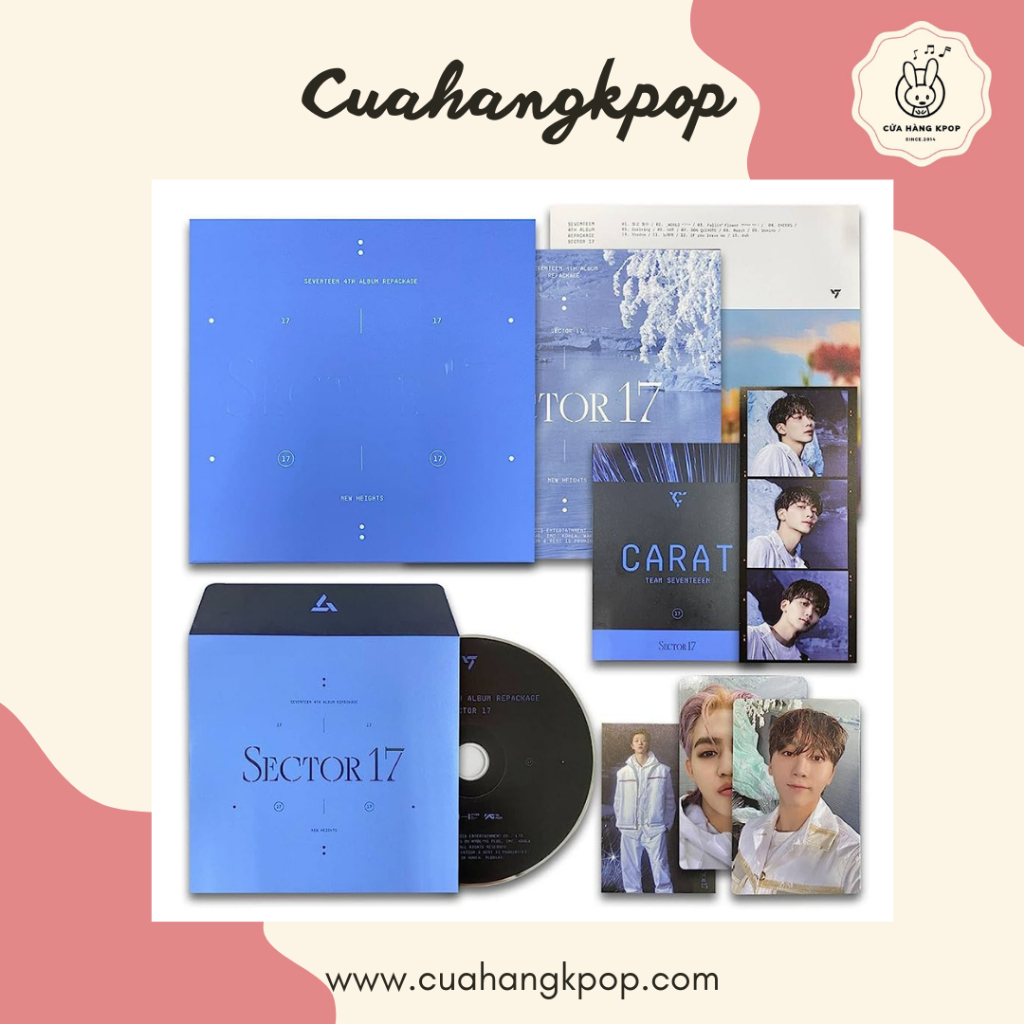 ALBUM SEVENTEEN -  có sẵn cửa hàng kpop