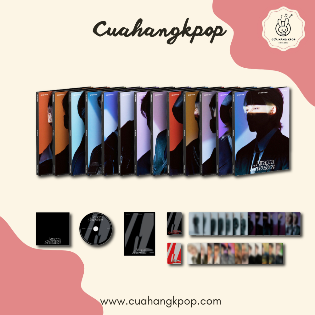 Album Seventeen - ATTACCA Op1 - Op 2 - Op3 Cửa hàng Kpop chính hãng