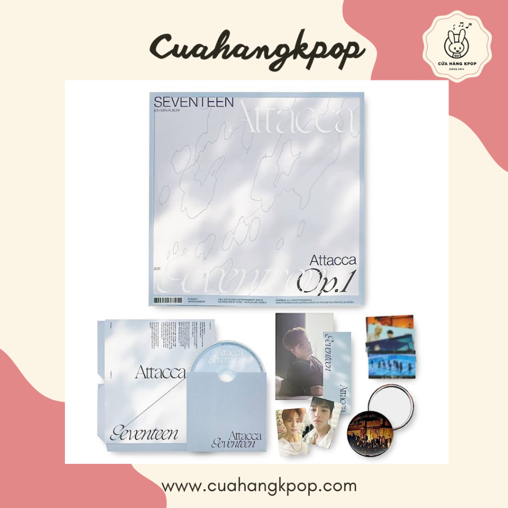 Album Seventeen - ATTACCA Op1 - Op 2 - Op3 Cửa hàng Kpop chính hãng