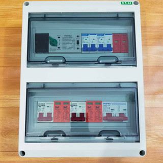 Tủ điện năng lượng mặt trời hybrid 1 pha 5kw/ 2 String Lắp Sẵn IP65 tích hợp Chống sét Lan truyền AC/DC