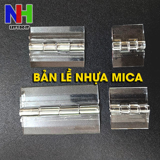 Bản lề mica, bản lề nhựa mica mini kích thước 25x33mm