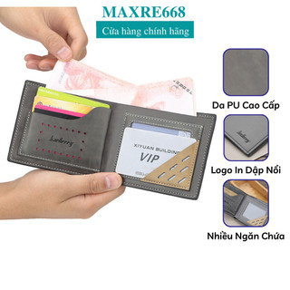 Ví bóp nam da lộn nhiều ngăn đựng thẻ - B5
