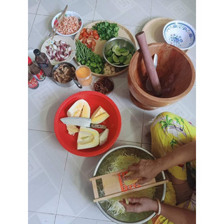 Dụng cụ dao bào chuẩn sợi đu đủ