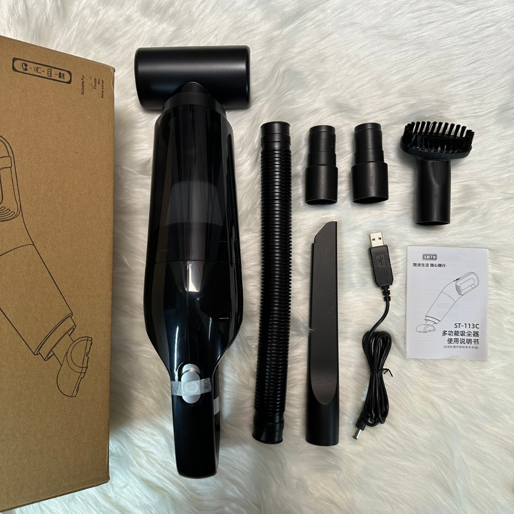 Máy hút bụi cầm tay không dây mini hút bụi ô tô lông mèo giường nệm LT113