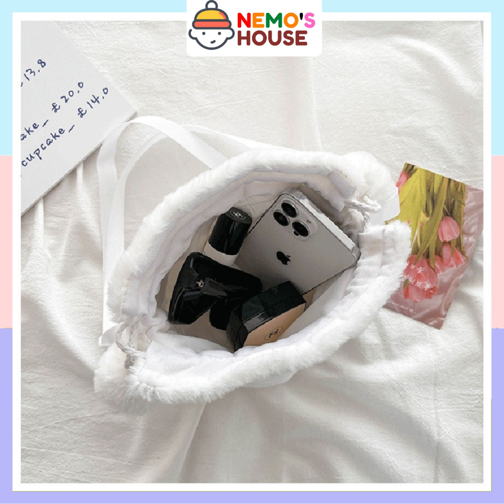Túi đeo chéo gấu bông Kuromi phong cách hoạt hình đáng yêu, túi đeo chéo thú bông phong cách hoạt hình Nhật Bản hottrend