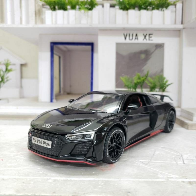 Mô Hình Xe Audi R8 V10 Plus Tỉ Lệ 1:24 Tặng Biển VIP
