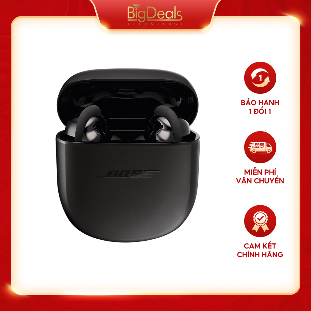 Tai Nghe True Wireless Bose QuitComfort Earbuds 1, 2, Like New, Chống Ồn Thông Minh - BigDeals VN