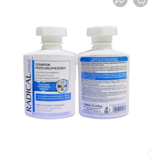 Dầu gội radical med xanh sạch gàu,ngăn ngừa nấm da 300ml
