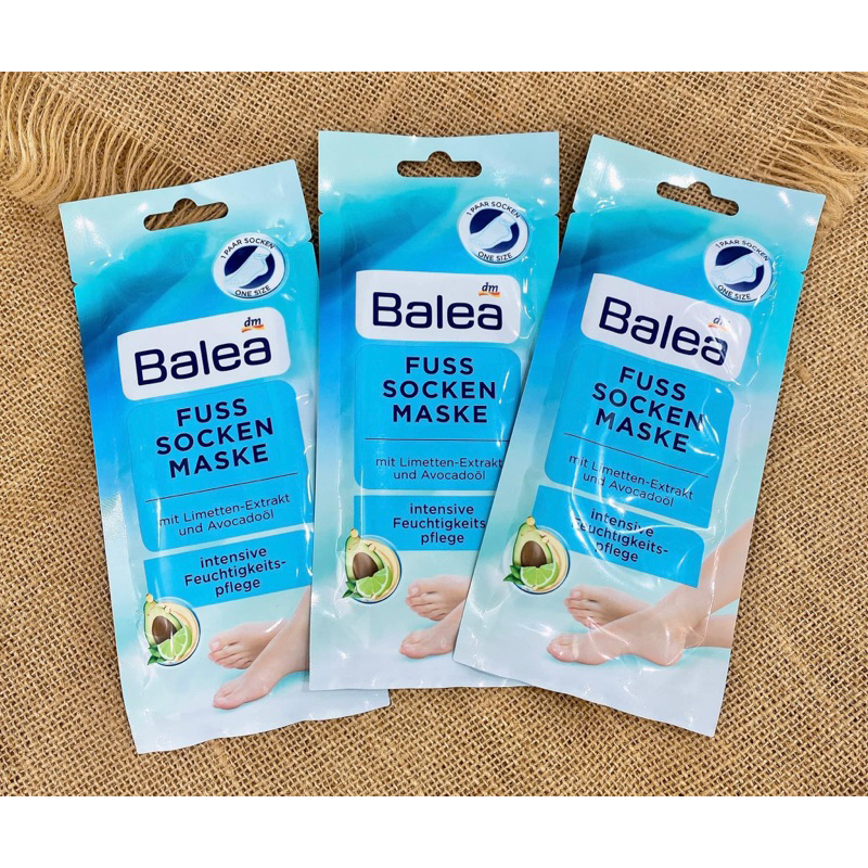 MẶT NẠ Ủ CHÂN BALEA GIÚP CHÂN MỀM, GIẢM KHÔ NỨT NẺ.