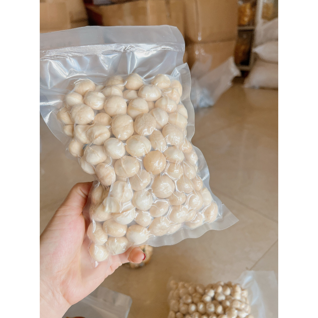 Nhân Macca Đắk Lắk Loại Nguyên Hạt, Size Vip, Nhân Mới Không Hôi Dầu, Thơm Béo