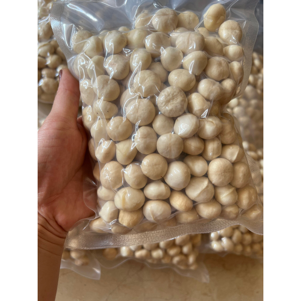 Nhân Macca Đắk Lắk Loại Nguyên Hạt, Size Vip, Nhân Mới Không Hôi Dầu, Thơm Béo