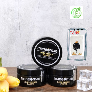 Sáp vuốt tóc nam Mane Man Low Sheen Paste 100gr - Chính hãng Úc, Tặng kèm khăn tắm Mane Man