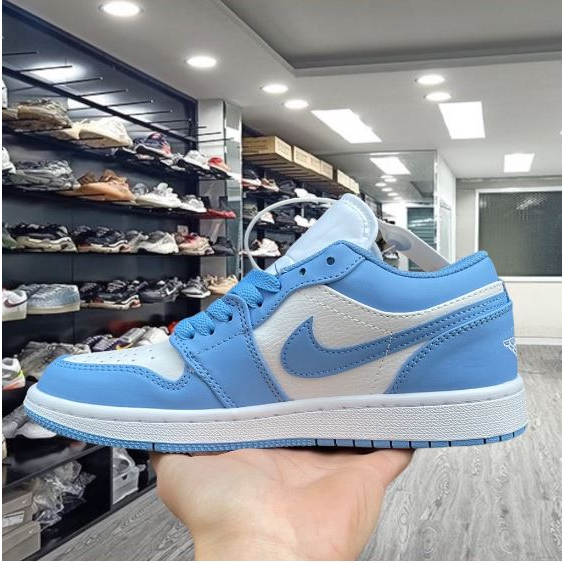Giày 𝐉𝐨𝐫𝐝𝐚𝐧 Xanh Dương 𝐜ổ thấp - Sneaker Unisex Nam Nữ Hàng cao cấp