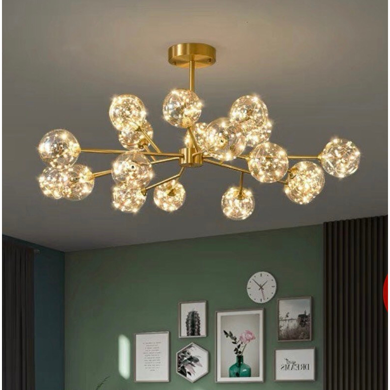 Đèn Thả Trần Vintage Phale 15 bóng LED, Đèn thả bàn ăn, phòng khách, Decor trang trí nội thất SANG TRỌNG