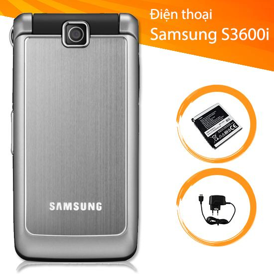 [Hàng mới về] Điện thoại nắp gập Samsung S3600i ĐỘC CỔ - CHÍNH HÃNG - HÀNG ZIN - KÈM PIN SẠC