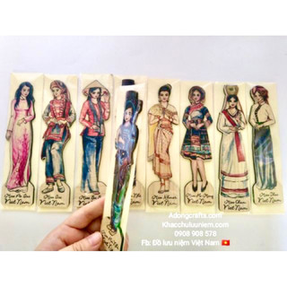 2 Bookmark hình cô gái các dân tộc Việt Nam