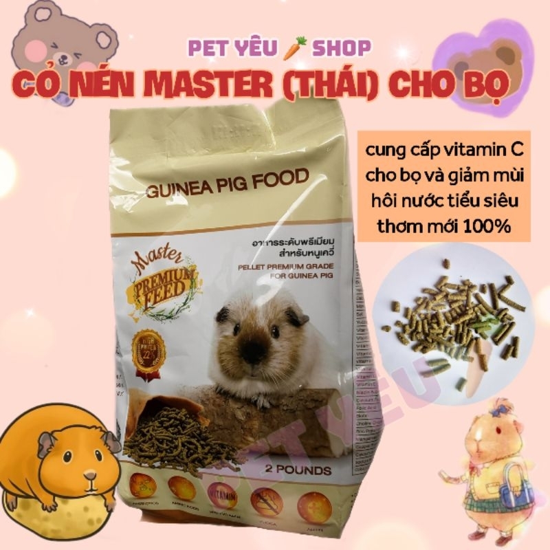 Cỏ nén Master Premium Feed  thức ăn bọ ❤️Freeship❤️ siêu thơm