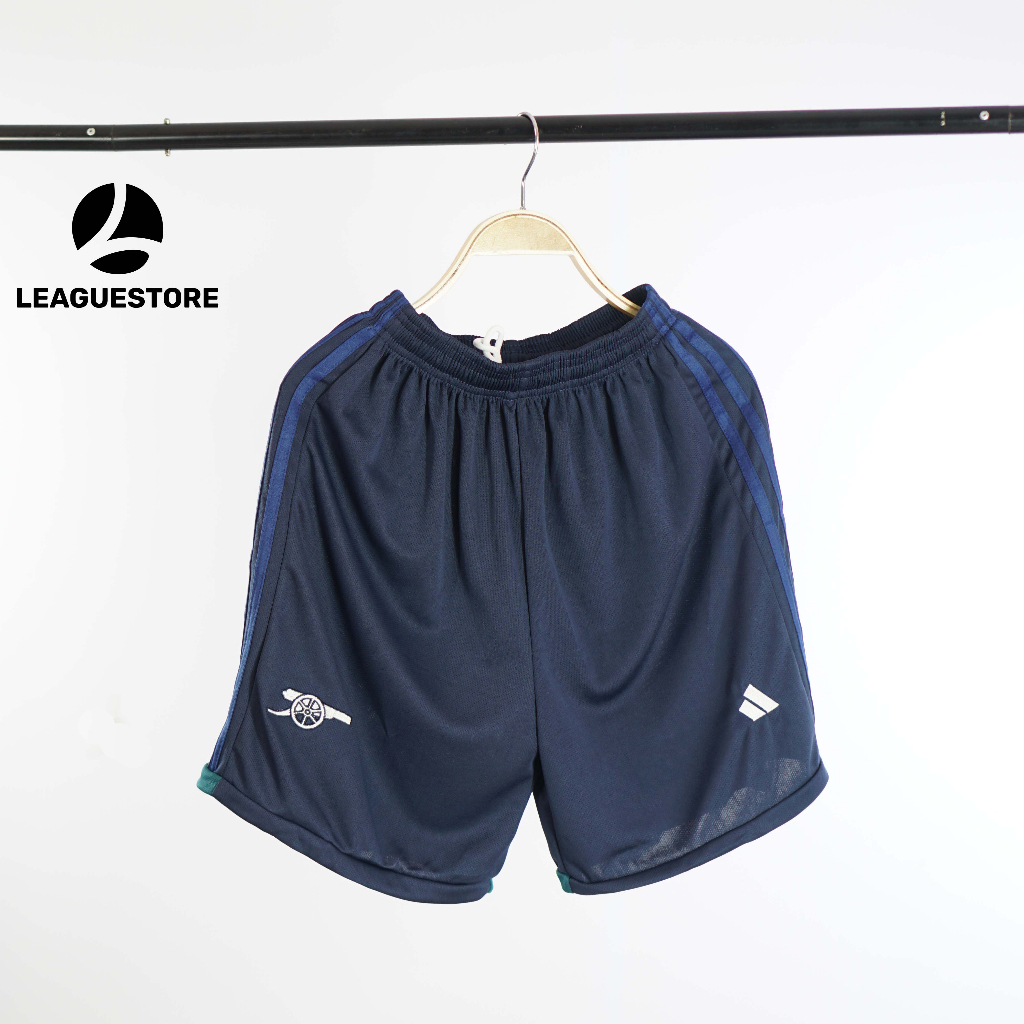 Áo Arsenal Leaguestore - bộ quần áo bóng đá thể thao sân khách ARS màu xanh than form âu mùa 23/24