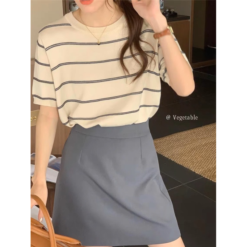 ÁO KẺ LEN CHẤT ĐẸP 4 màu