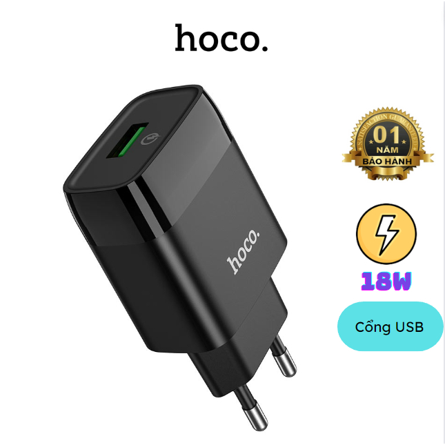 Củ Sạc Nhanh Hoco C72Q Công Suất 18W